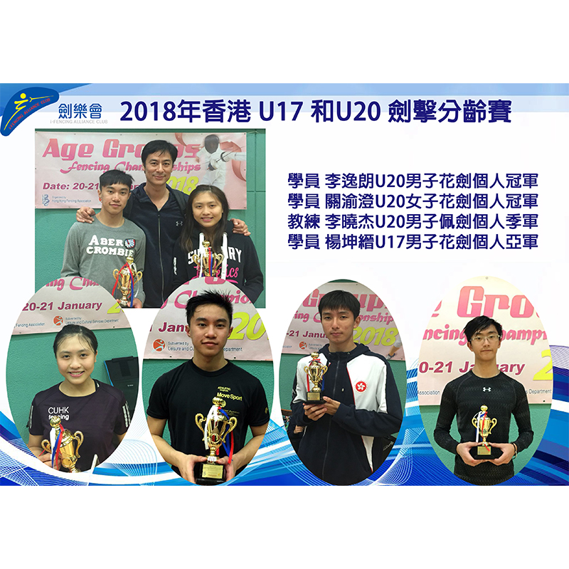 2018年香港 U17 和U20 劍擊分齡賽